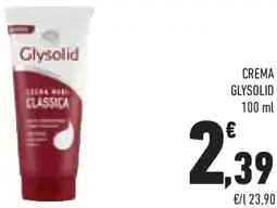 Conad Superstore Crema GLYSOLID offerta