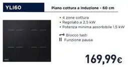 Unieuro DeLonghi YL160 Piano cottura a induzione offerta
