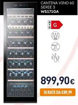 Unieuro Haier CANTINA VINO 60 SERIE 3 WS171GA offerta