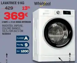Bricofer LAVATRICE Whirlpool offerta