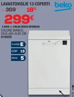 Bricofer Lavastoviglie 13 coperti beko offerta