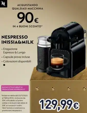 Nespresso inissia&milk