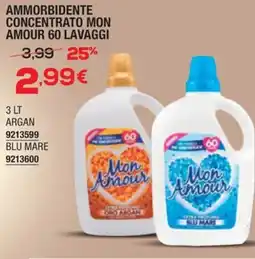 Bricofer Ammorbidente concentrato mon amour 60 lavaggi offerta