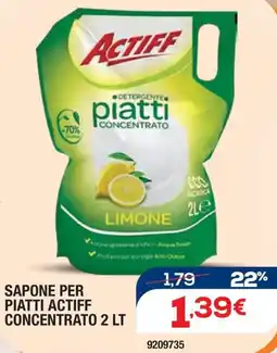 Bricofer Sapone per piatti actiff ricarica concentrato offerta