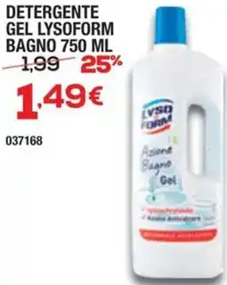 Bricofer Detergente gel lysoform bagno offerta