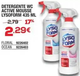 Bricofer Detergente wc active mousse LYSOFORM offerta