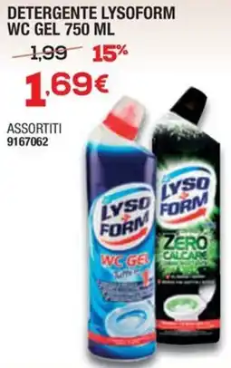 Bricofer Detergente lysoform wc gel offerta