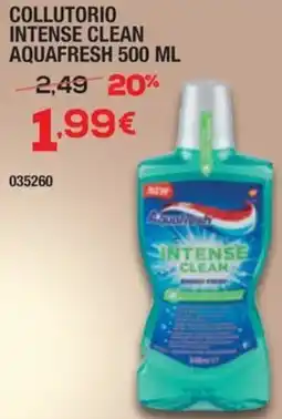 Bricofer Collutorio intense clean AQUAFRESH offerta