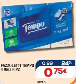 Bricofer Fazzoletti TEMPO offerta