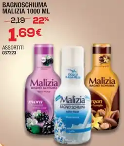 Bricofer Bagnoschiuma MALIZIA offerta