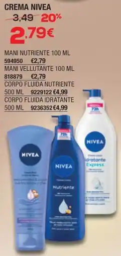 Bricofer Crema NIVEA offerta