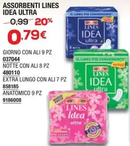 Bricofer Assorbenti LINES IDEA ULTRA offerta