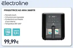 Unieuro Electroline FRIGGITRICE AD ARIA 388BTR offerta
