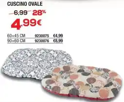 Bricofer Cuscino ovale offerta
