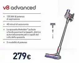Unieuro dyson v8 advanced offerta