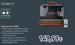 Unieuro Rowenta clean it Spotcleaner Mod. IN5011 offerta