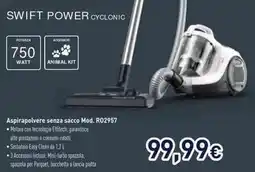 Unieuro Rowenta swift power cyclonic Aspirapolvere senza sacco Mod. R02957 offerta