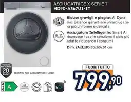 Unieuro Haier ASCIUGATRICE SERIE 7 HD90-A367U1-IT offerta