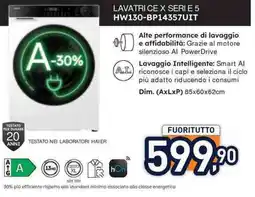Unieuro Haier LAVATRICE X SERIE 5 HW130-BP14357UIT offerta