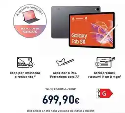 Unieuro SAMSUNG Galaxy Tab S11 offerta