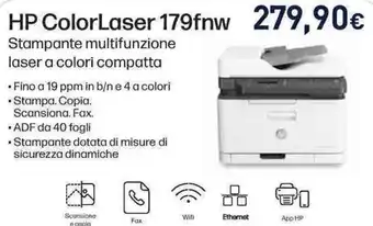 Unieuro HP ColorLaser 179fnw offerta