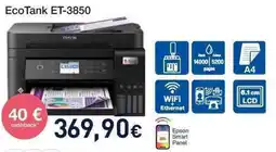 Unieuro EPSON EcoTank ET-3850 offerta