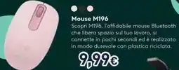 Unieuro logitech Mouse M196 offerta