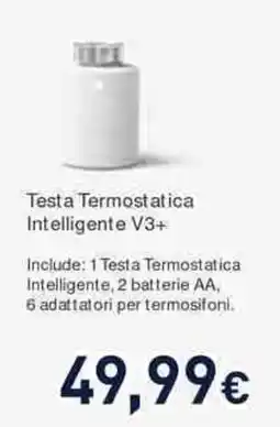 Unieuro tado Testa Termostatica Intelligente V3+ offerta