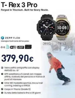 Unieuro amazfit T-Rex 3 Pro offerta