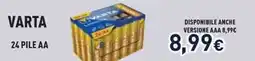 Unieuro Varta 24 pile AA offerta