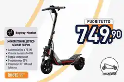 Unieuro Segway-ninebot monopattino elettrico segway ZT3PRO offerta