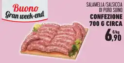 Conad Superstore Salamella/salsiccia di puro suino offerta