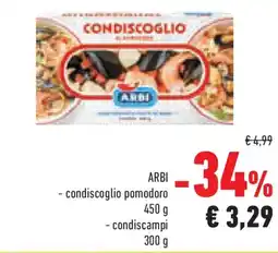 Conad Superstore ARBI - condiscoglio pomodoro offerta