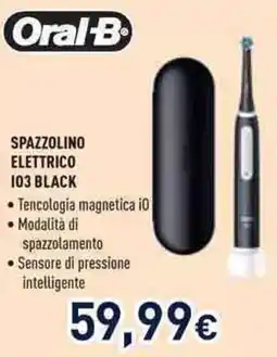 Unieuro Oral-B SPAZZOLINO ELETTRICO I03 BLACK offerta