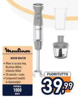 Unieuro Moulinex MIXER DD672B offerta