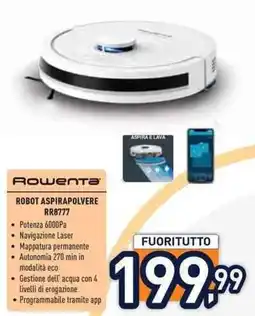 Unieuro Rowenta ROBOT ASPIRAPOLVERE RR8777 offerta
