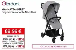 Prenatal Giordani manhattan grey offerta