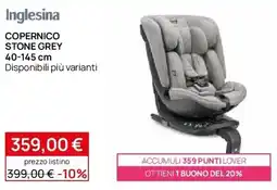 Prenatal Inglesina copernico stone grey 40-145 cm offerta