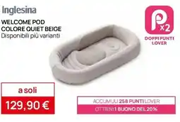 Prenatal Inglesina welcome pod colore quiet beige offerta