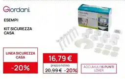 Prenatal Giordani kit sicurezza casa offerta