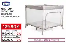 Prenatal Chicco open box woodland offerta