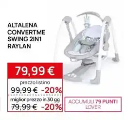 Prenatal Ingenuity altalena convertme swing 2in1 raylan offerta