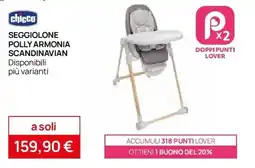 Prenatal Chicco seggiolone polly armonia scandinavian offerta