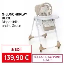 Prenatal G-lunch&play beige offerta