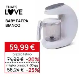 Prenatal That's l♥ve baby pappa bianco offerta