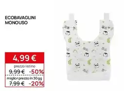 Prenatal Ecobavaglini monouso offerta