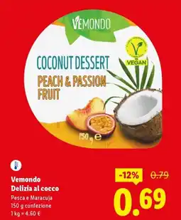 Lidl Vemondo Delizia al cocco Pesca e Maracuja offerta