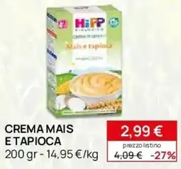 Prenatal HiPP Crema mais etapioca offerta