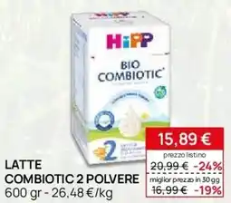 Prenatal HiPP Latte combiotic 2 polvere offerta