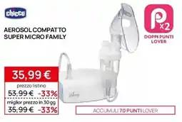 Prenatal Chicco aerosol compatto super micro family offerta